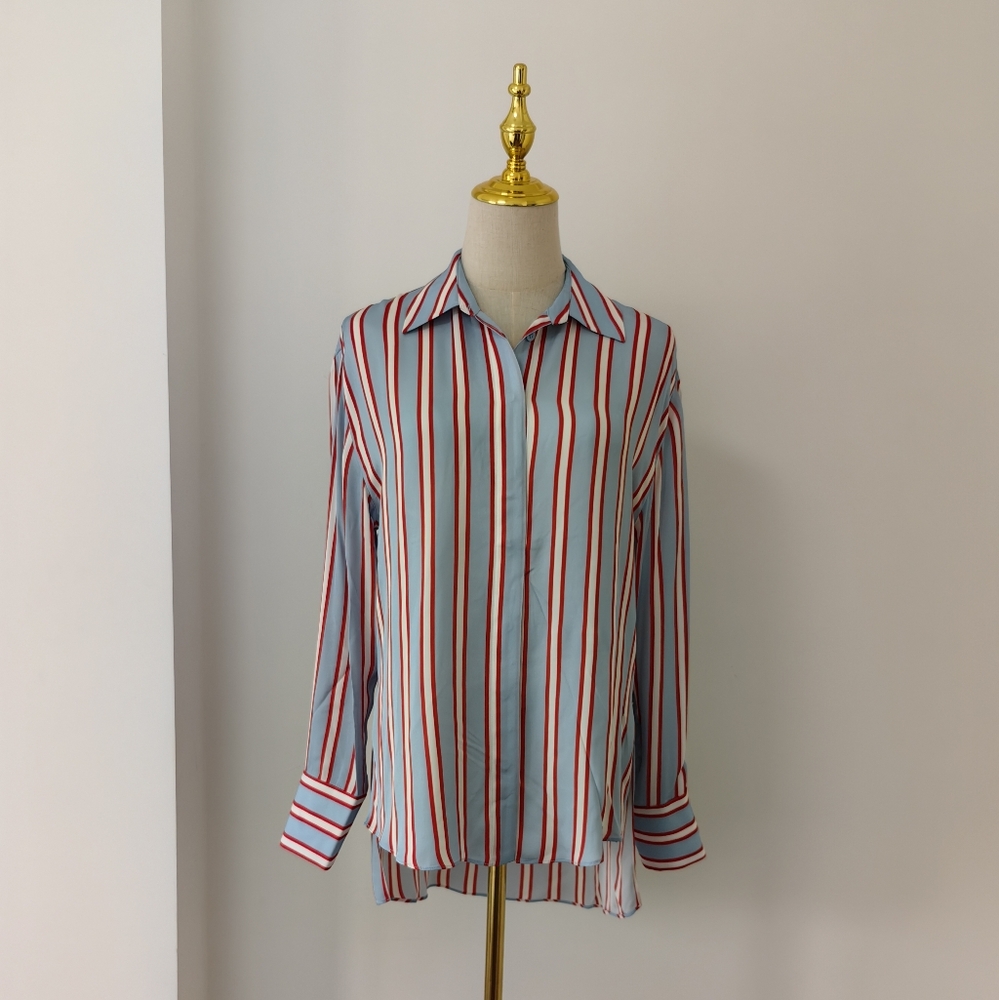 Alice+olivia DIMITRA OVERSIZED BUTTON DOWN - Picture 8 of 15